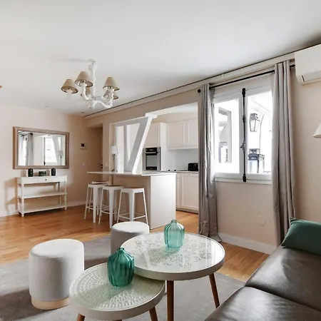 Apartman Amazing Duplex 4p- Louvre Museum Párizs